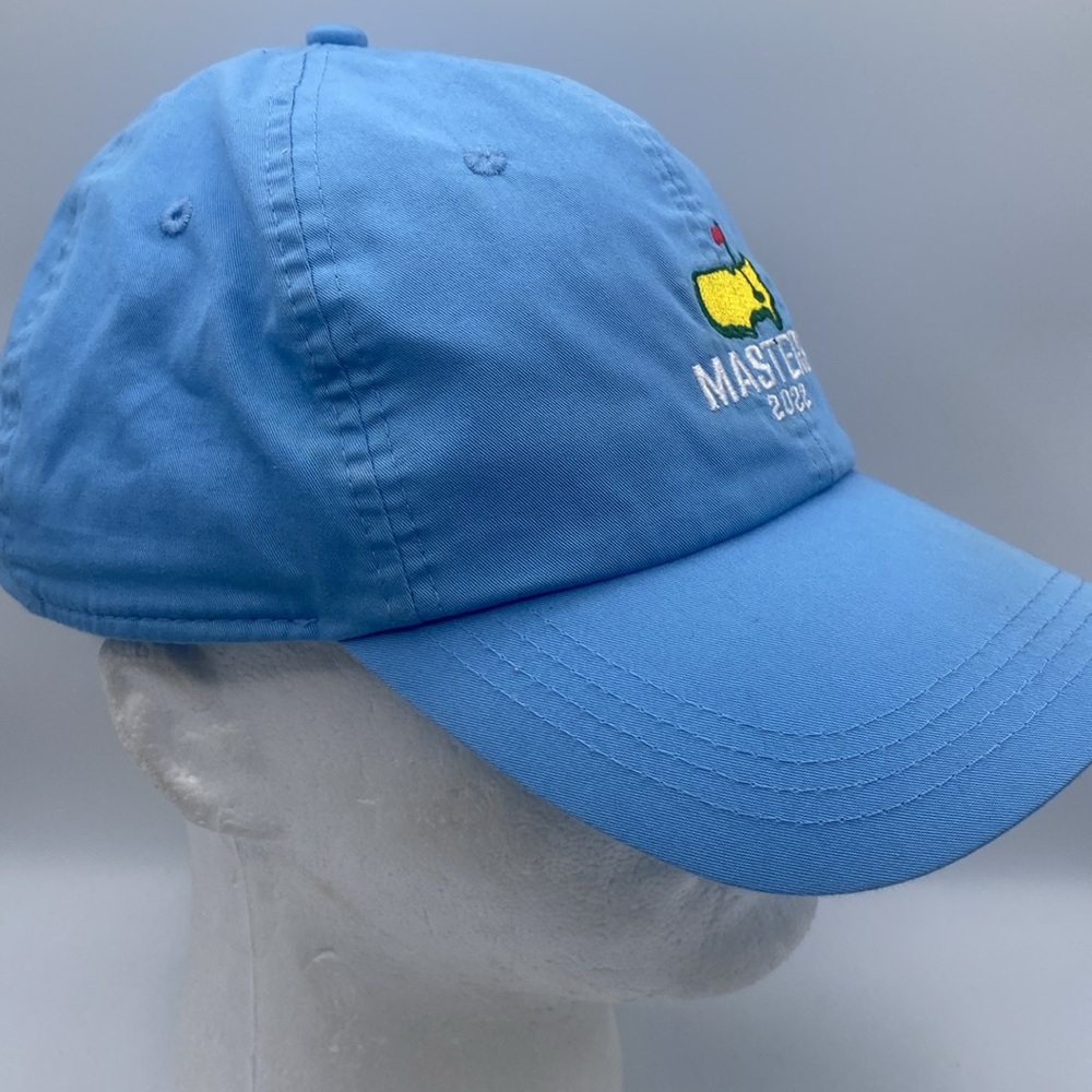 Masters Light Blue Embroidered Logo Baseball Cap - Picture 2 of 6